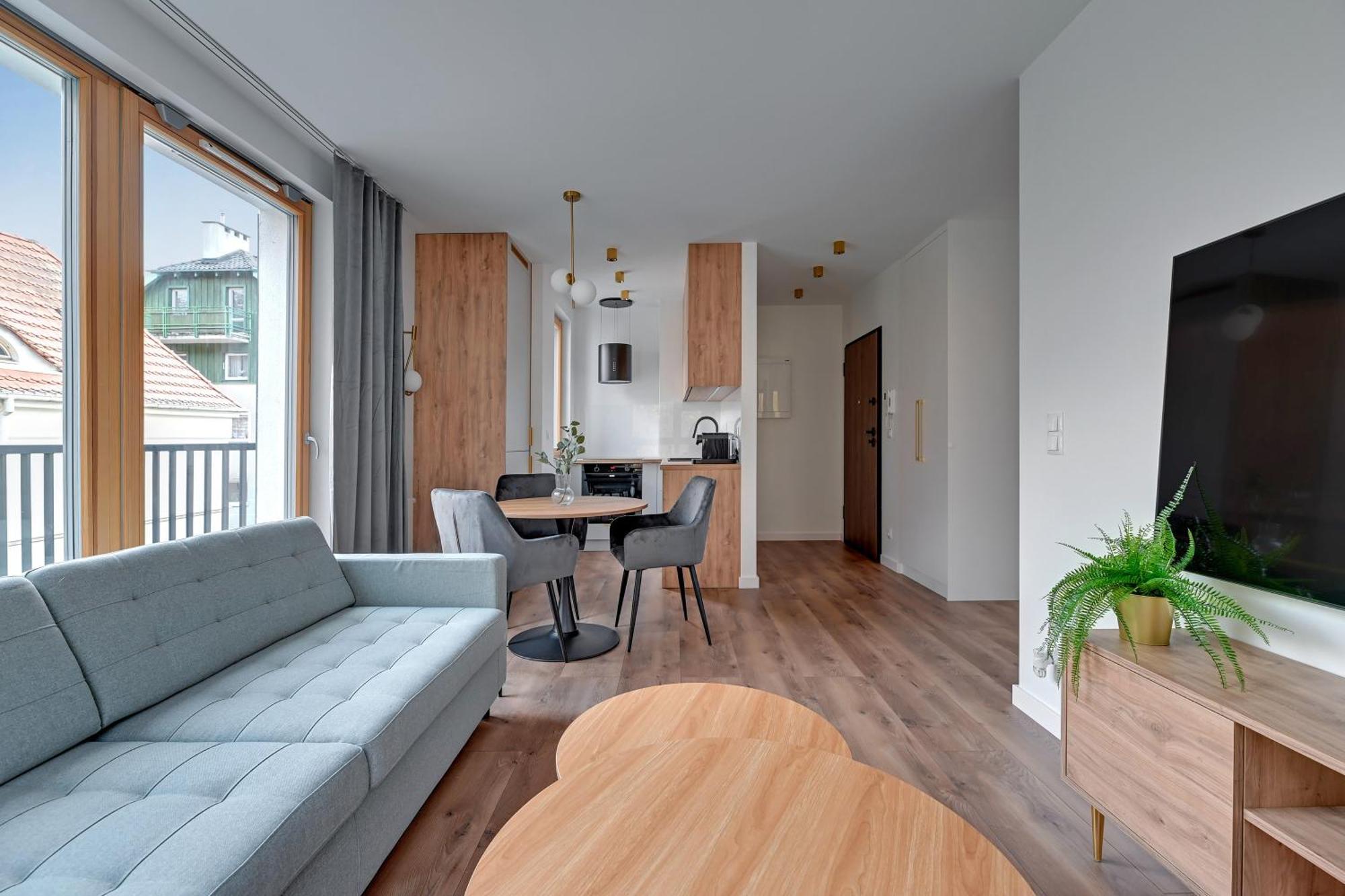 Lion Apartments - Mloda Polska Nowe Apartamenty Z Parkingiem Sopot Buitenkant foto